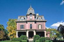 розовая фасадная тема